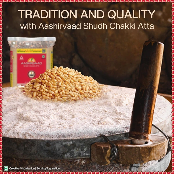 Aashirvaad Shudh Chakki Atta, 5kg Pack - 5kg, Ashirwad