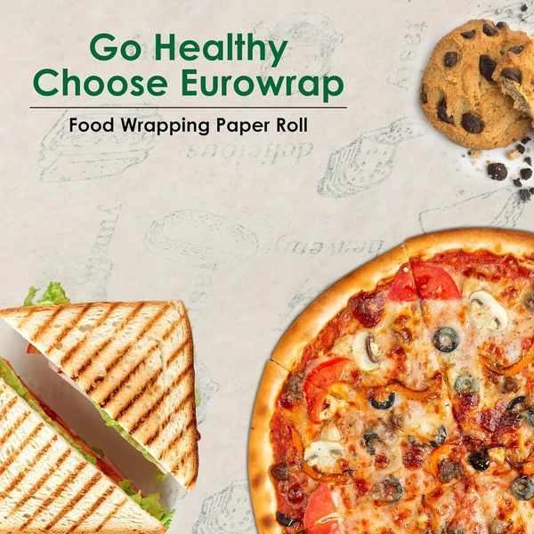 EUROWRAP Food Wrapping Butter Paper 25 Mtr - 25Mtr, EUROWRAP