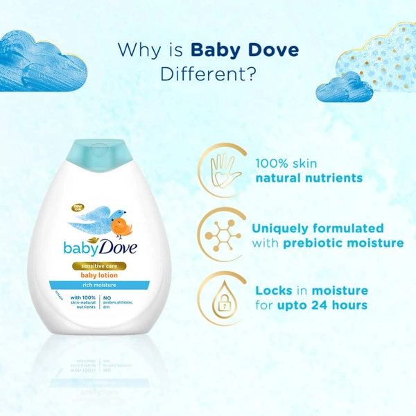 Baby Dove Rich Moisture Nourishing Baby Lotion 200ml - 200 ml