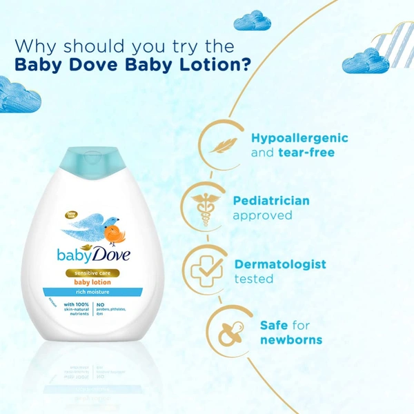 Baby Dove Rich Moisture Nourishing Baby Lotion 200ml - 200 ml