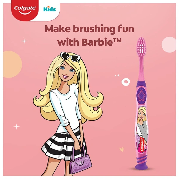 Colgate Kids Barbie Toothbrush, 1 Piece, Multicolor  - Colgate