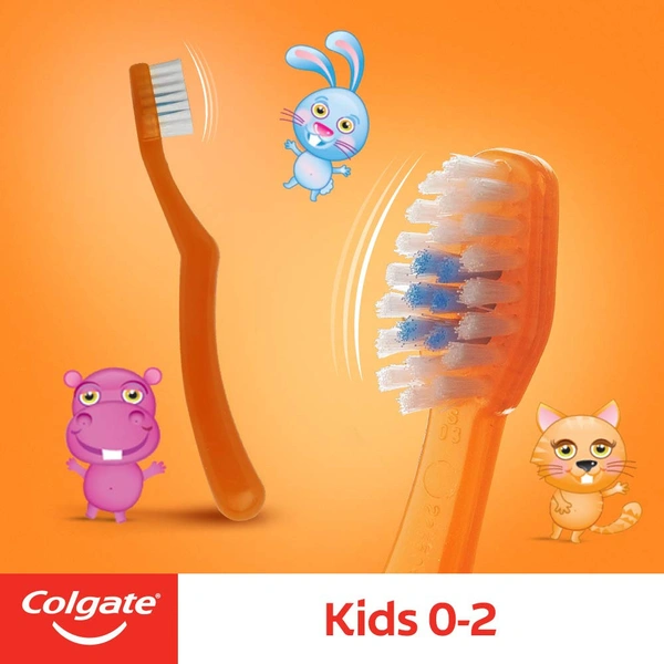 Colgate Kids 0-2 Years Toothbrush, Multicolor 1 Piece  - Colgate
