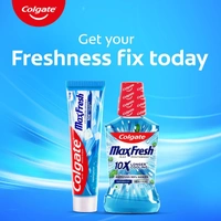 Colgate MaxFresh Toothpaste, Blue Gel Paste with Menthol - 150g - 150g, Colgate