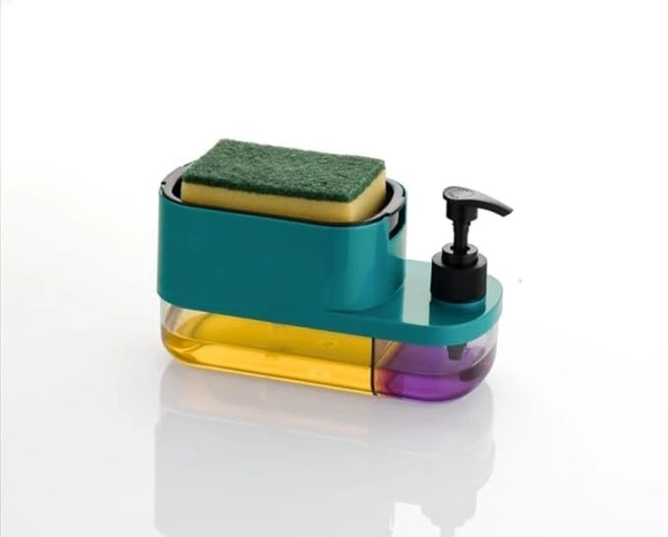 3 in 1 Kitchen Dishwash and Handwash Dispenser - 10L x 5W x 15H Centimeters