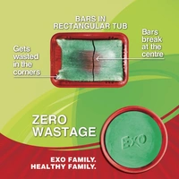 Exo 700 gm Dishwash tub with scrubber - 700g