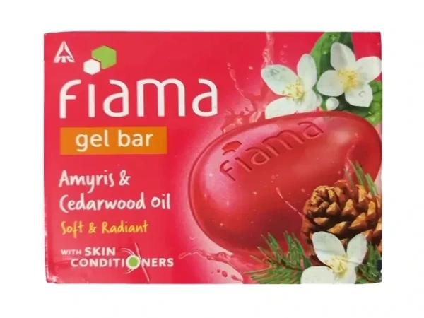 FIAMA Gel Bar Amyris & Cedarwood Oil 125g - 125g, Fiama