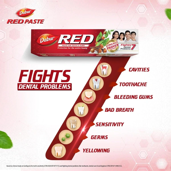 Dabur Red Gel Ayurvedic Toothpaste - 150g - 150g, Dabur