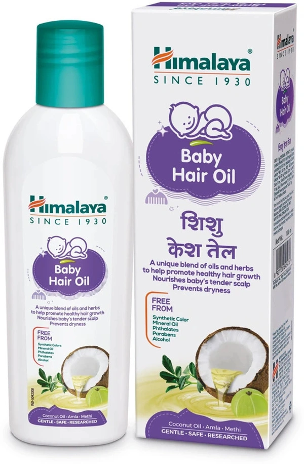 Himalaya Baby Hair Oil 100 ml - 100 ml, Himalaya