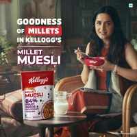 Kellogg's Millet Muesli with 84% Fruit, Seed & Multigrain 500g - 500g, Kellogg's