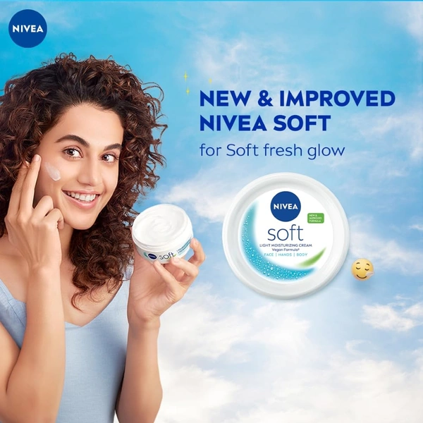 NIVEA Soft Light Moisturizer 100ml - 100ml, NIVEA