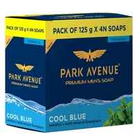 Park Avenue Premium Men’s Soaps Cool Blue(125gx4) - 125gx4, Park Avenue