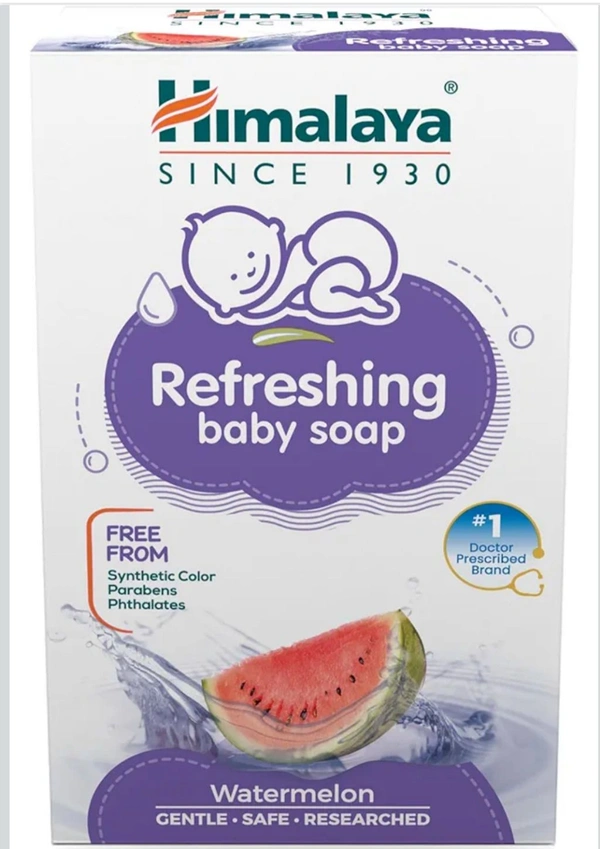 Himalaya Refreshing Baby Soap, 75g - 75g, Himalaya