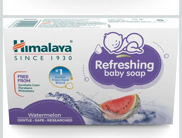 Himalaya Refreshing Baby Soap, 75g - 75g, Himalaya