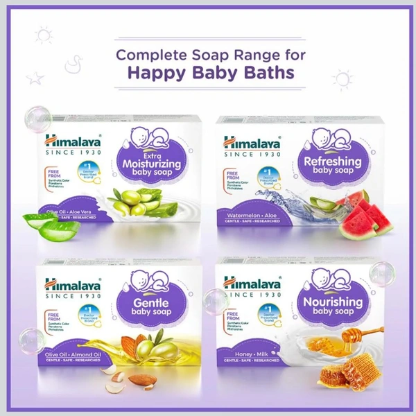 Himalaya Refreshing Baby Soap, 75g - 75g, Himalaya