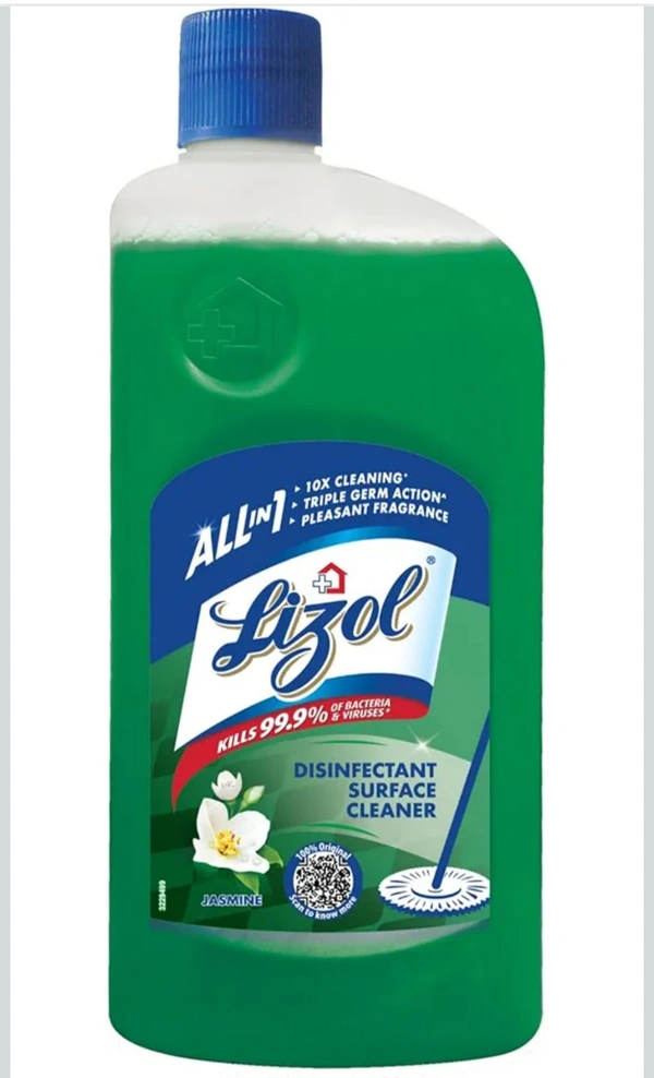 Lizol Disinfectant Surface & Floor Cleaner Liquid, Jasmine - 1 Litre  - 1ltr, Lizol