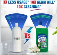 Lizol Disinfectant Surface & Floor Cleaner Liquid, Jasmine - 1 Litre  - 1ltr, Lizol