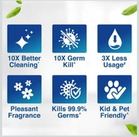 Lizol Disinfectant Surface & Floor Cleaner Liquid, Jasmine - 1 Litre  - 1ltr, Lizol