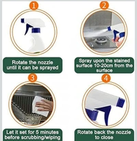 Samip KITCHEN OIL & GREASE STAIN CLEANING REMOVER SPRAY 500 MLBottle Material - 500ml, Unkown