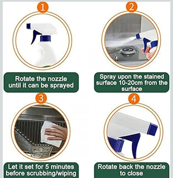 Samip KITCHEN OIL & GREASE STAIN CLEANING REMOVER SPRAY 500 MLBottle Material - 500ml, Unkown