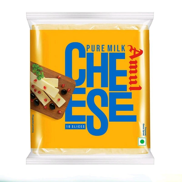 Amul Pure Milk Cheese Slices - 200gm - Amul