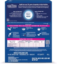 Nestle Lactogen Pro 1 Powder, Infant Formula Up To 6 Months With Probiotic And Prebiotic - 400 g