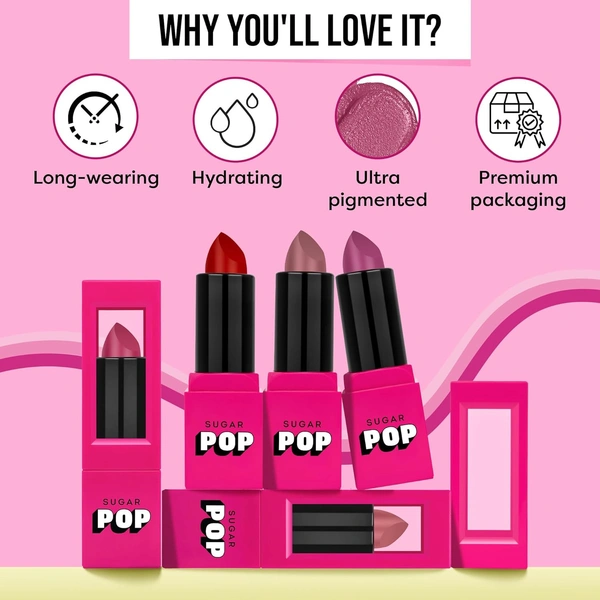 SUGAR POP Satin Matte Luxe - 09 Iris - 3g, SUGAR POP