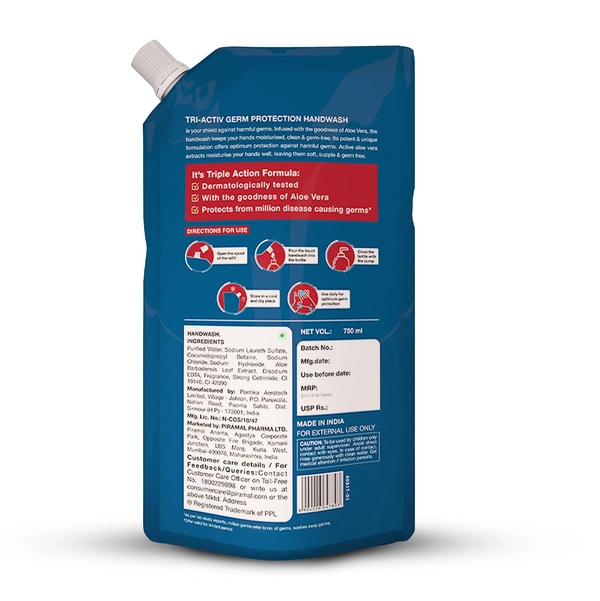 Tri-Activ Liquid Handwash 750ml - 750ml