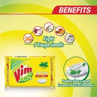 Vim Dishwash Anti Smell Bar, Pudina - 250 g  - 250 g, VIM