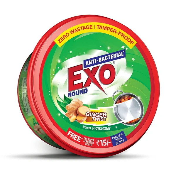Exo 700 gm Dishwash tub with scrubber - 700g