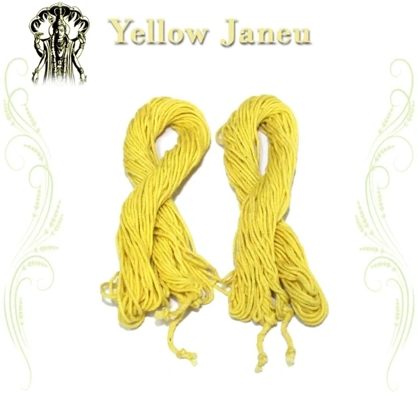 Yellow Jenau / पीला जनेऊ (Pack Of 2) - MM