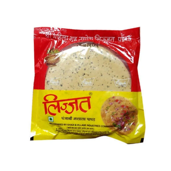 Lizzat Masala Papad / लिज्जत मसाला पापड़ 200g - 200g, Lizzat