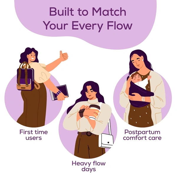 Evereve Overnight Period Panties (M-L) 10 Pcs - Evereve, M-L