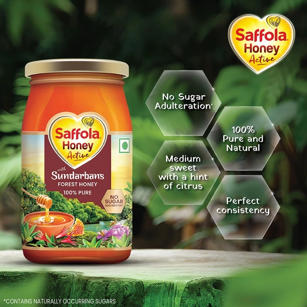 Saffola Honey Active (2 x 350g) - (2 x 350g), Saffola