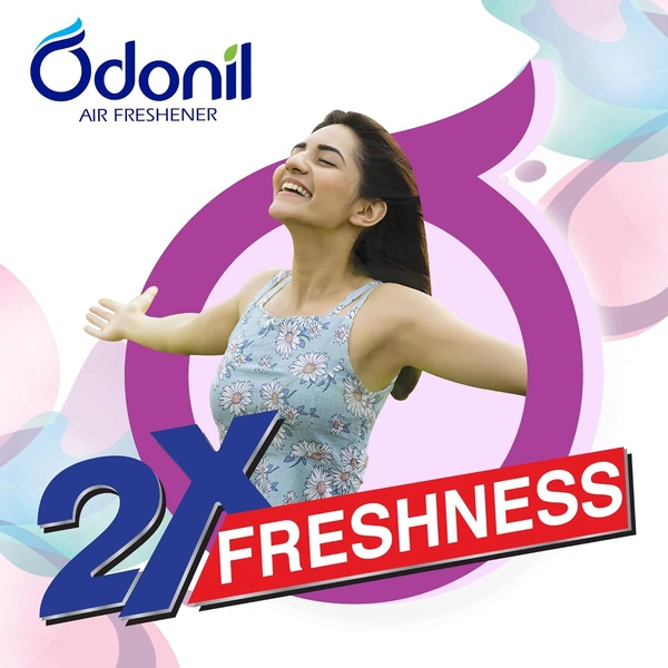 Odonil Bathroom & Toilet Air Freshener Blocks - 288g (72g x 4) - 72g x 4, Odonil