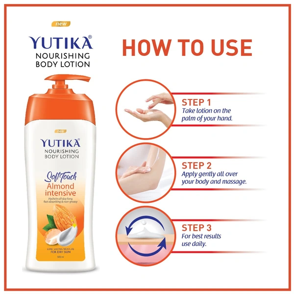Yutika Softtouch Nourishing Body Lotion -500ml - 500ml, Yutika
