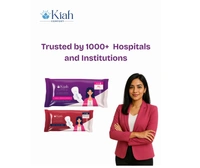 Kiah Comfort Sanitary Pads for Women - 240mm Regular - (7 Pads) - Regular (240mm), 7 Pads In 1 Pack