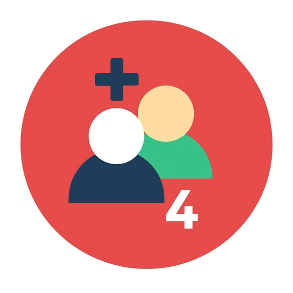 Plus followers 4 Coins - 100 coins