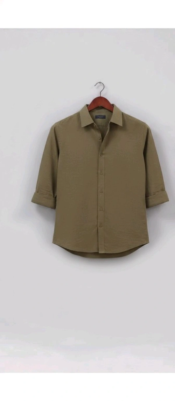 Shirt For Men - S, Beige