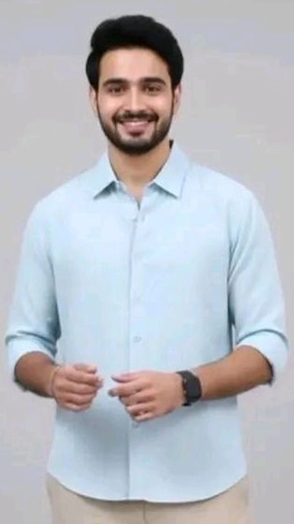 Shirt For Men - XL, Sky Blue