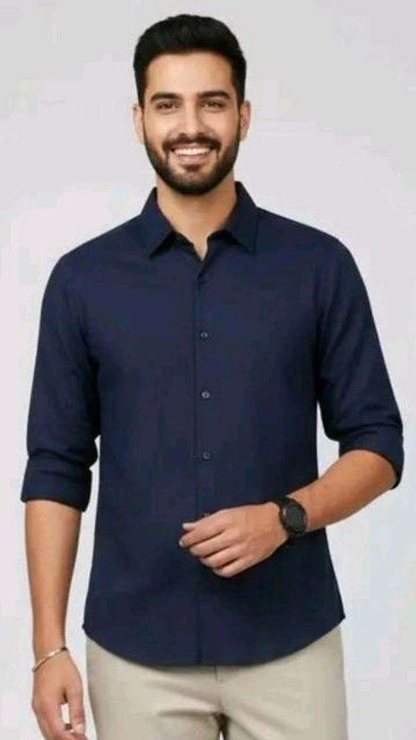 Shirt For Men - M, Blue