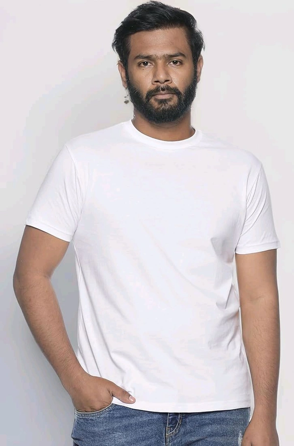 White Tshirt For Men - XL