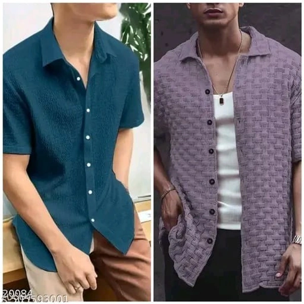 Classy Retro Men's Shirts Combo - XL