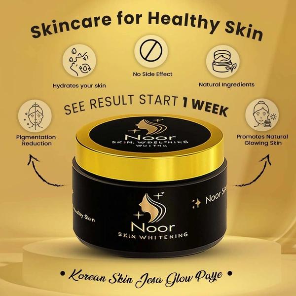 Noor skin whitening night cream All skin types