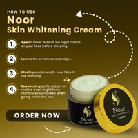 Noor skin whitening night cream All skin types