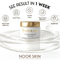 Noor skin whitening night cream All skin types