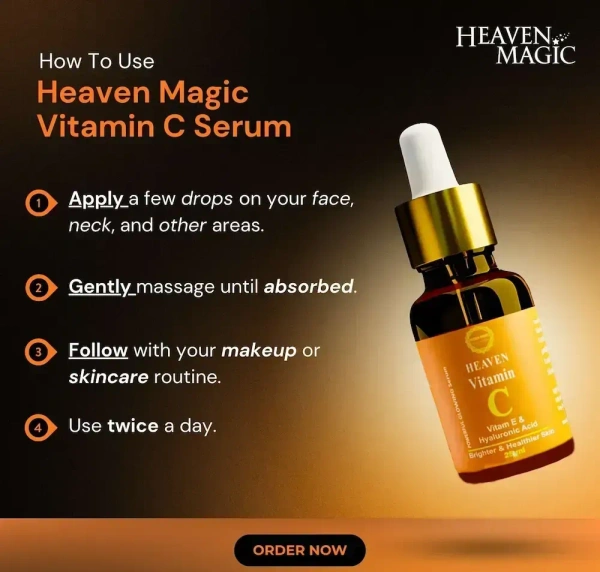 Heaven Magic – Vitamin C Serum – 25 ml – Brighter and Healthier Skin