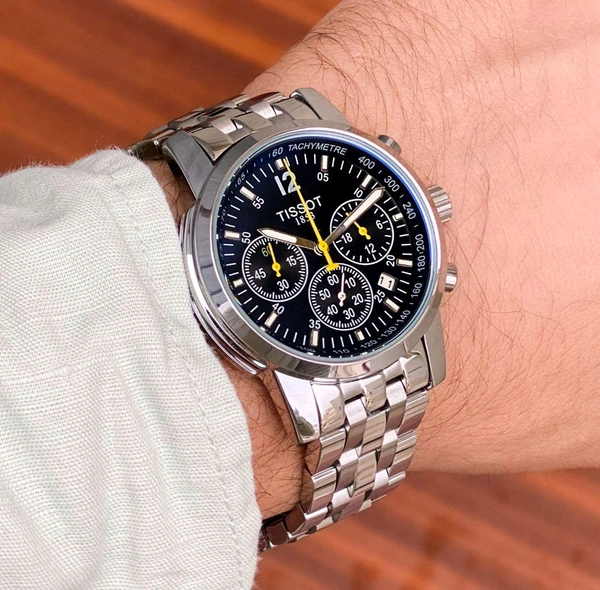 Tissot_ PRC 200 T-Sport Chronograph Men's Watch - Silver