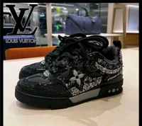 Louis_ Vuitton_ Skate Diamond Sneaker for Men - Black, 42