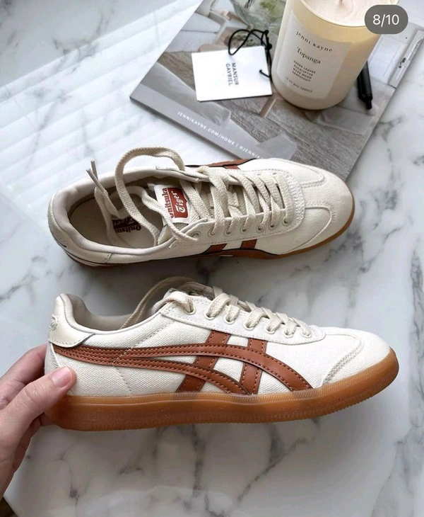 Onitsuka_ Tiger Tokuten Cream/Caramel For Men - Cream, 44