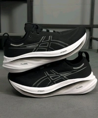 Asics_ Gel Nimbus 26 Graphite Grey Sports Shoes For Men - Graphite Grey, 44